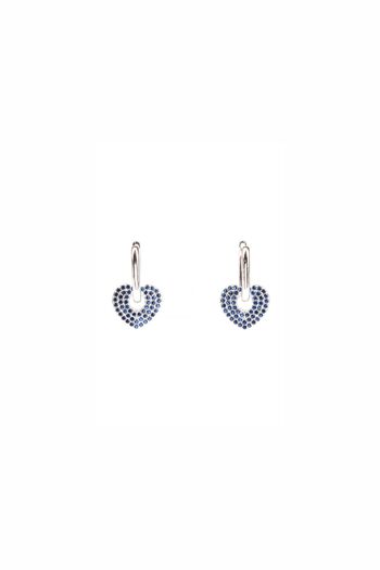 ADDICTED2 - Boucles d'oreilles DANAE de couleur bleue 1