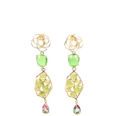 ADDICTED2 - Green JUNO earrings
