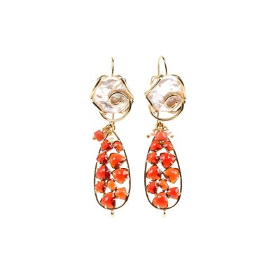 ADDICTED2 - IUVENTAS red earrings