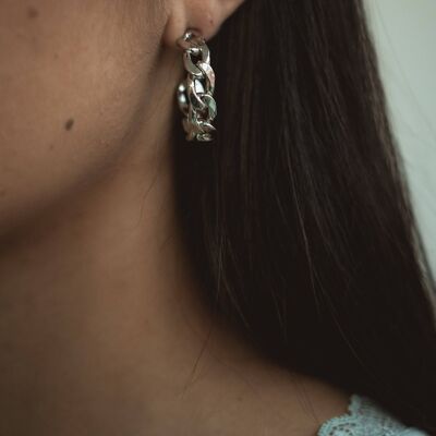 ADDICTED2 - SEKHMET silver earrings