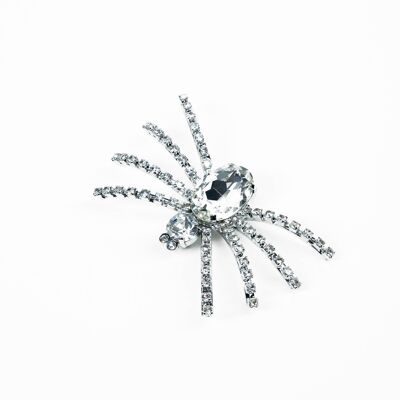 ADDICTED2 - MABEL spider brooch with crystals