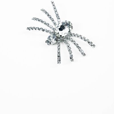 ADDICTED2 - Broche araña MABEL con cristales