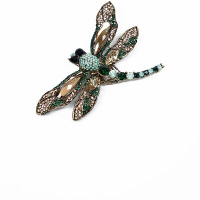 ADDICTED2 - MONICA Brosche Libelle mit Kristallen