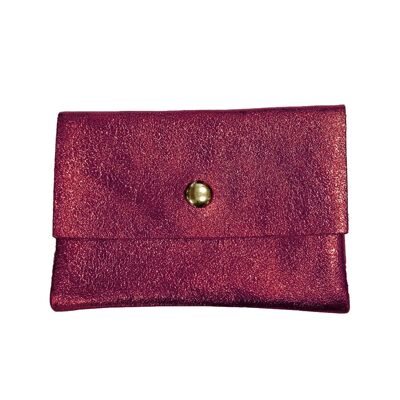 Leather wallet Bonny - Bordeaux