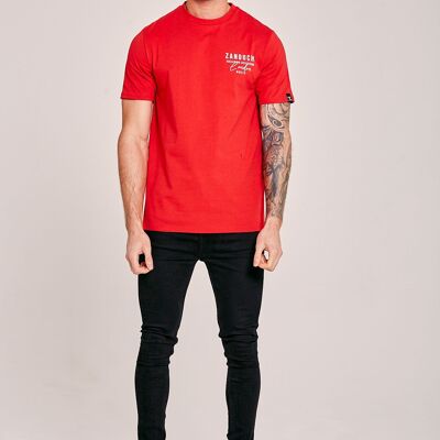 Men's 570s Luxury T-shirt - Red/White