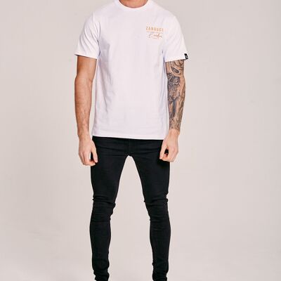 Men's 570s Luxury T-shirt - White/Orange