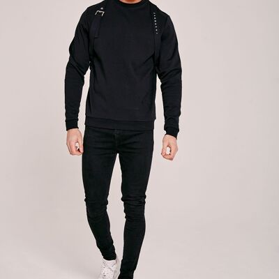 Men's 570s Buckle Sweatshirt - Black