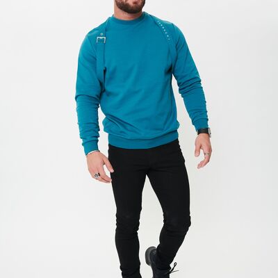 Men's 570s Buckle Sweatshirt - Dragonfly Blue