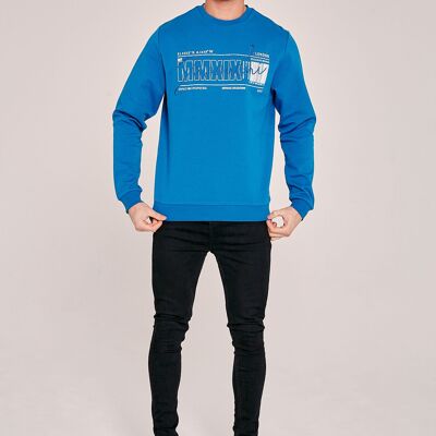 Men's Signature Sweatshirt - Sapphire Blue