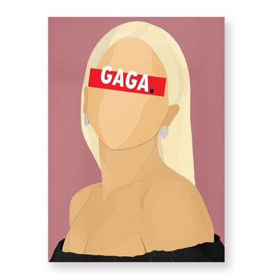 Affiche Lady Gaga - 30X40 cm