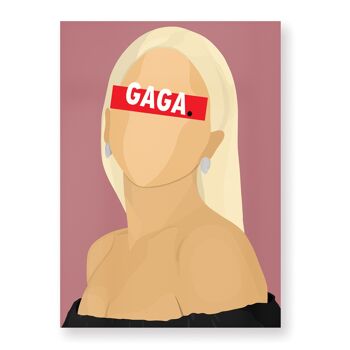 Affiche Lady Gaga - 30X40 cm 1