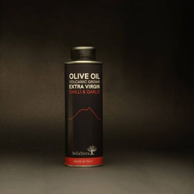 Chili & Knoblauch – Natives Olivenöl Extra aus vulkanischem Anbau