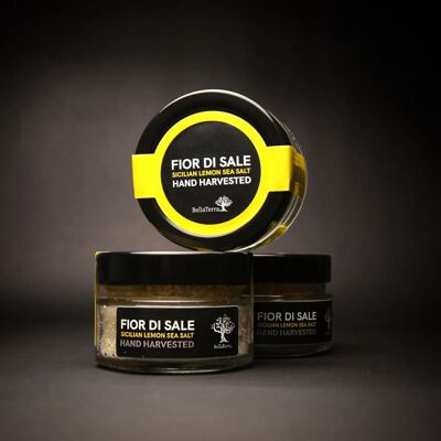 Sea Salt with Sicilian Lemon - Fior di Sale/Fleur de Sal