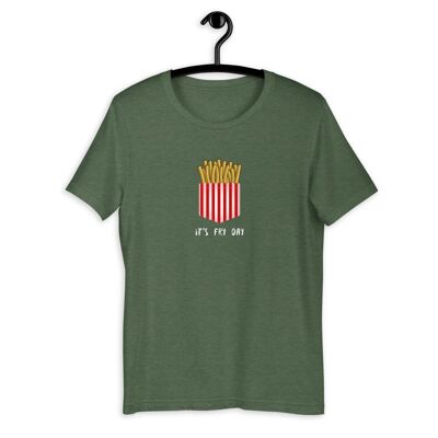 "It's Fry Day" Short-Sleeved Unisex T-Shirt - Heather Wald