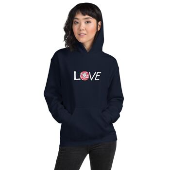 Sweat à capuche "Donut Love" - Noir 5XL 2