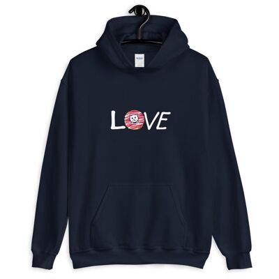 Felpa con cappuccio "Donut Love" - Navy 5XL