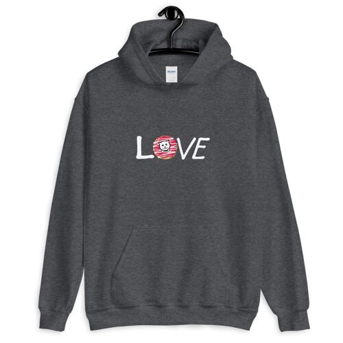 "Donut Love" Hoodie - Dunkles Heather