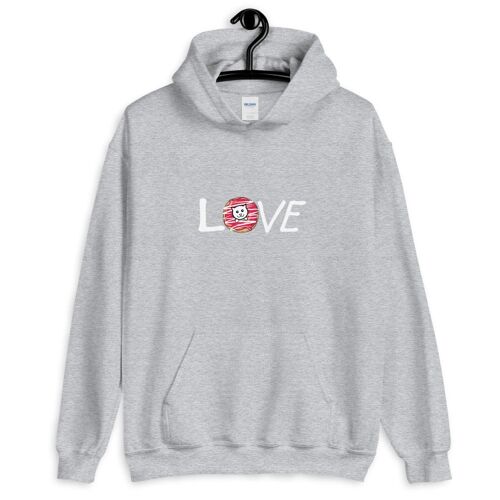 "Donut Love" Hoodie - Sportgrau 3XL