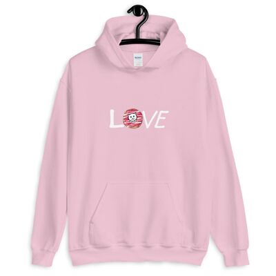 "Donut Love" Hoodie - Light Pink 2XL