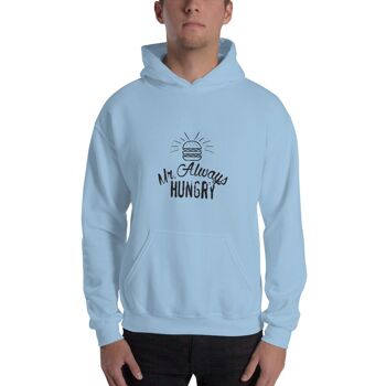 Sweat à capuche "Mr Always Hungry" - Dark Heather 2