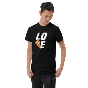 T-shirt "Amour de la bouffe" - Noir 3