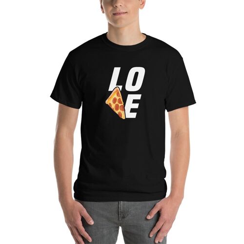 "Food Love" T-Shirt - Schwarz 2XL
