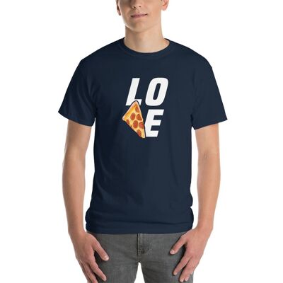 Camiseta "Amor por la comida" - Azul marino 2XL