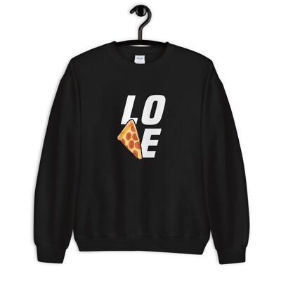 Maglione "Pizza Love" - Nero 2XL