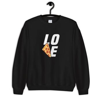 Pull "Pizza Love" - Noir 3XL 1