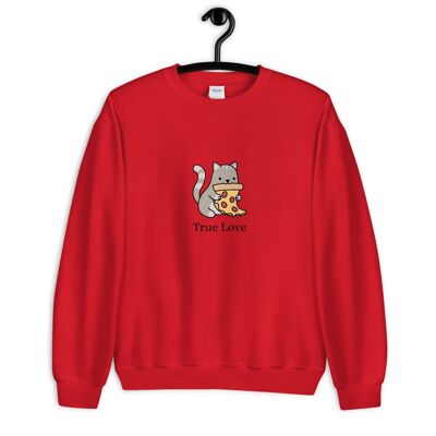 Pull "Cat & Pizza True Love" - Rouge