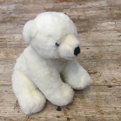 Ours polaire en peluche - Chasseur