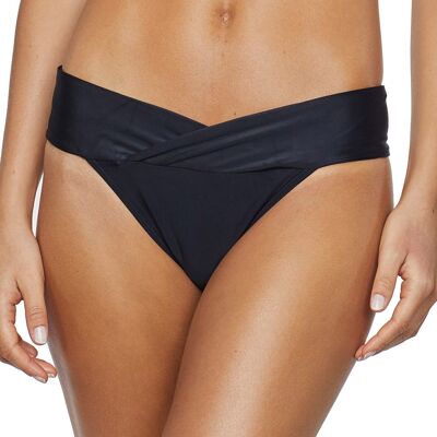 Bas de Bikini Ceinture - UNIS - Noir