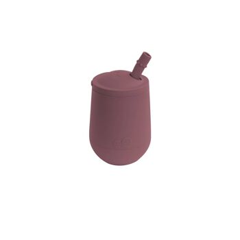 Mini Tasse + Paille Mauve 1