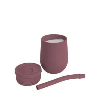 Mini Tasse + Paille Mauve 2