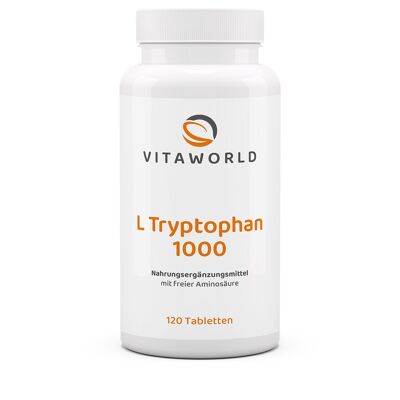 L-triptófano 1000 mg (120 cucharadas)
