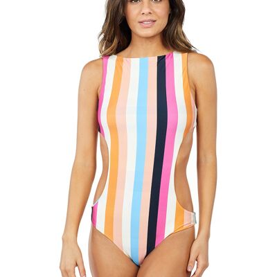 Maillot de Bain Une Pièce Tablier - ALTANTICA - Rose