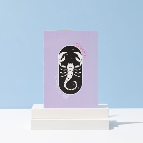 Scorpio Birthday Card | Zodiac | Star Sign | Horoscope