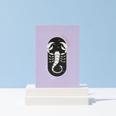tarjeta de cumpleaños del escorpión | Zodíaco | Signo de estrella | Horóscopo