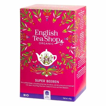 English Tea Shop - Présentoir à thé équipé mélange de 20 sachets de thé 6