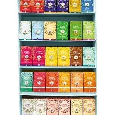 English Tea Shop - Présentoir à thé équipé mélange de 20 sachets de thé