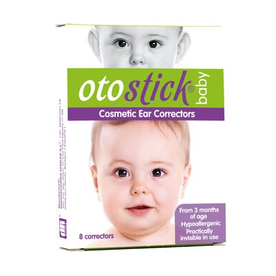 OTOSTICK Oorcorrectie Stickers / Flapoorstickers voor baby's - 8 stuks