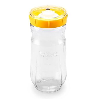 Kefirko Veggie Fermentation kit 1.4L - BPA Free Materials - Yellow