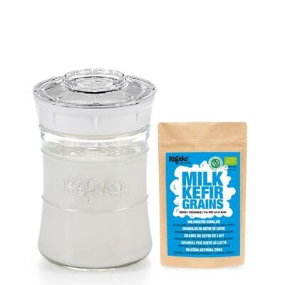 Kefirko Kefir Kit with Organic Milk Grains (848ml) - White