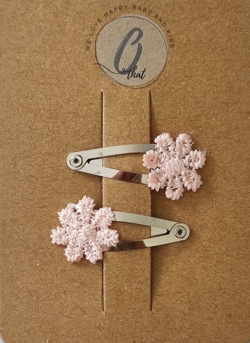 Baby Haarspangen Set 5 Stück Mini Stickerei sortiert