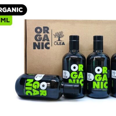 Aceite de oliva ecológico 4 botellas 500 ml.