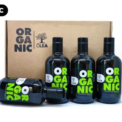 Aceite de oliva ecológico 4 botellas 500 ml.