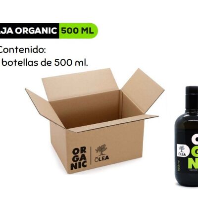 Aceite de oliva ecológico 16 botellas 500 ml