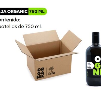 Aceite de oliva ecológico 9 botellas 750 ml.