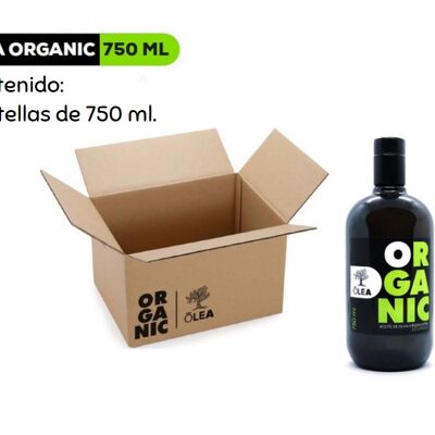 Aceite de oliva ecológico 9 botellas 750 ml.
