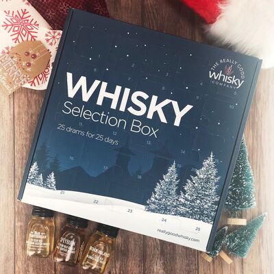 Whisky Advent Calendar (BRAND NEW 2021 Editions) 25 Drams x 30ml of Really Good Whisky 42%